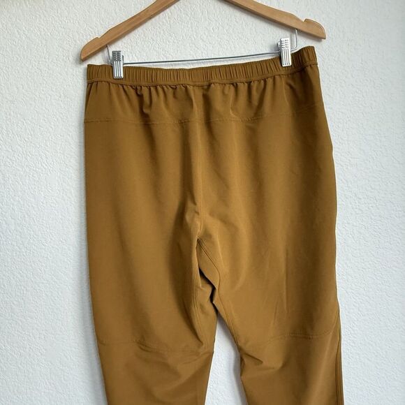 Janji Transit Tech Pants Men's Large Brown Polyester Blend Pull On Tapered 31x28 - Picture 4 of 16
